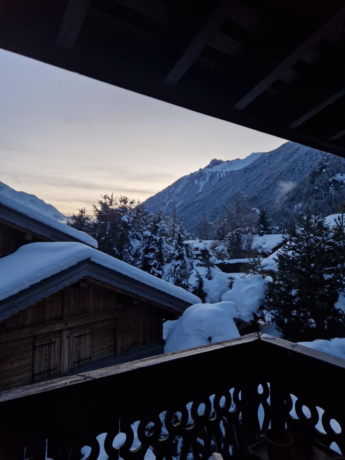 Appartement Ensoleille Aux Tines, Vue Massif Chamonix ภายนอก รูปภาพ